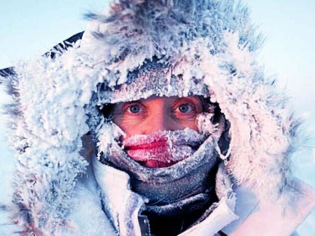 Une hypothermie homme est la cause de sécrétions excessives